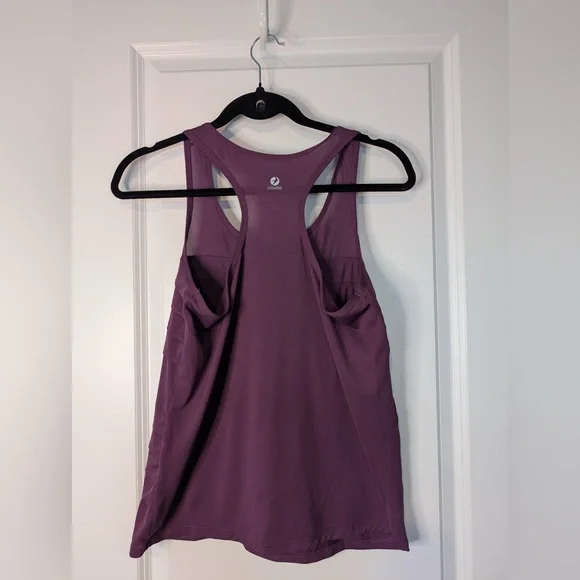 Oiselle Women’s Pleat Tank Plum Purple Size 6 - Picture 3 of 7